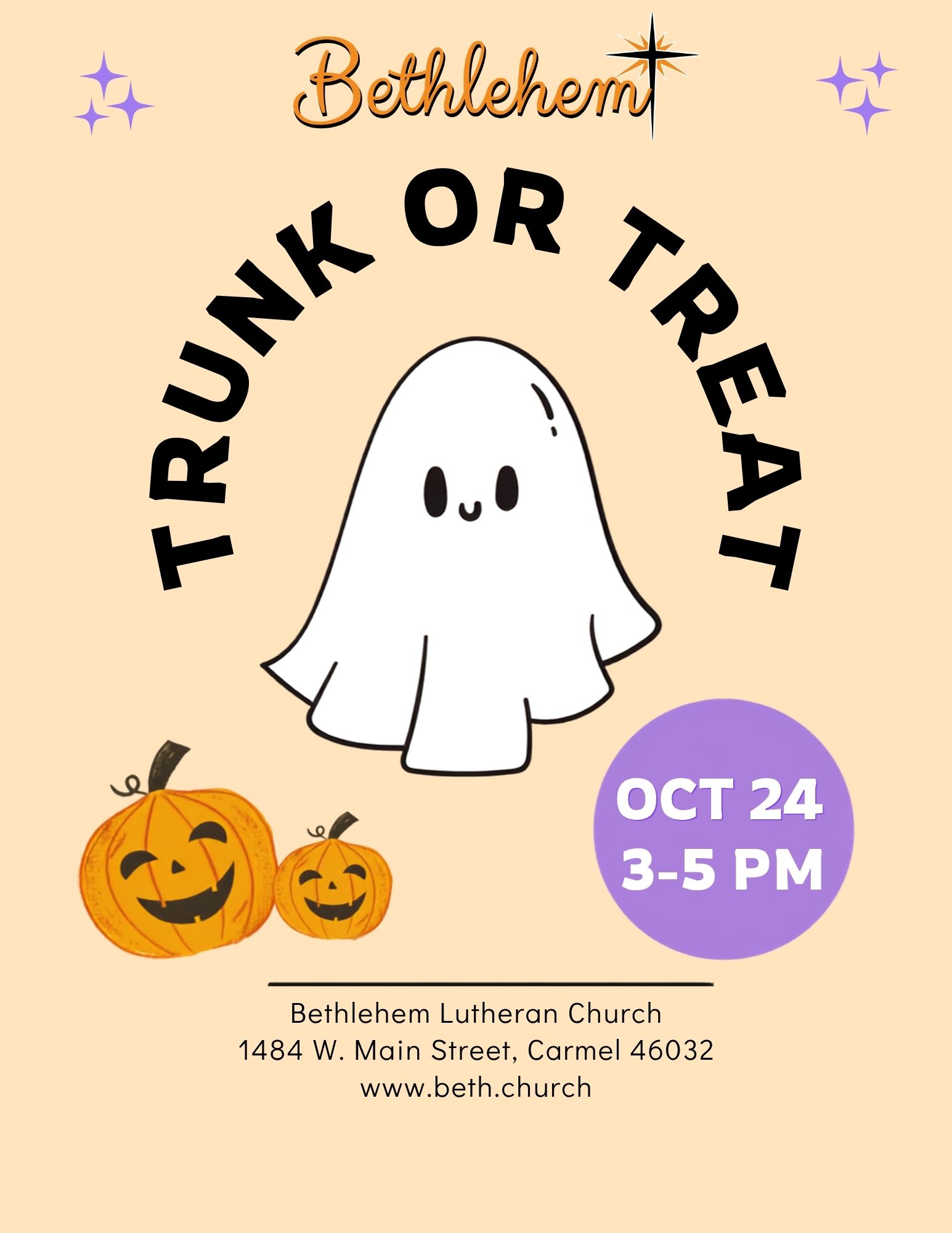 Bethlehem Trunk or Treat Flyer 2026